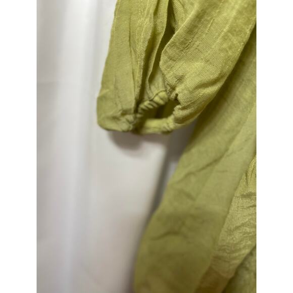 You Know as Pinky tunic dress top women's large chartreuse green size large - Picture 5 of 16